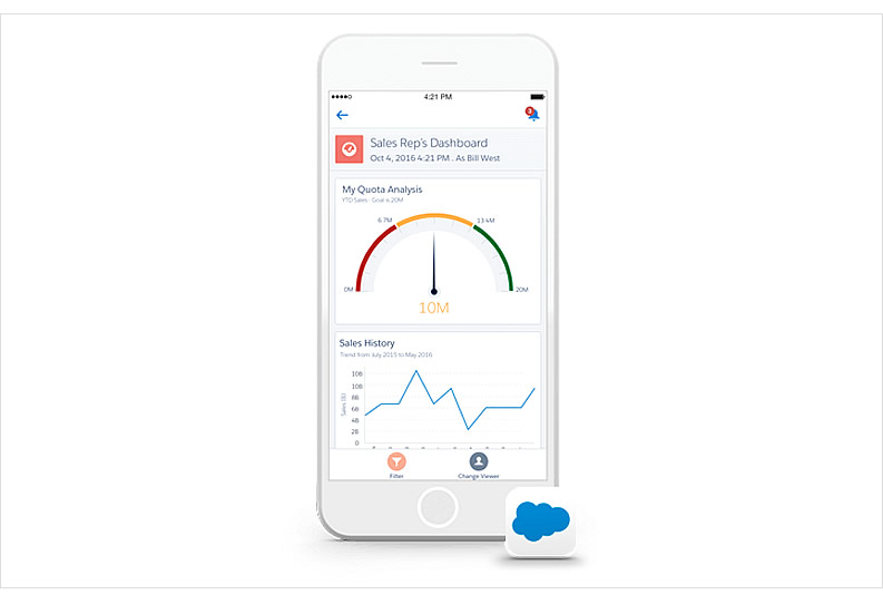 The Salesforce Mobile app 